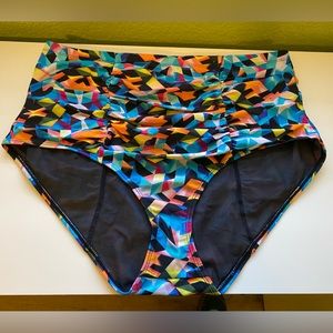 Torrid High Waisted Swim Bottom Size 1